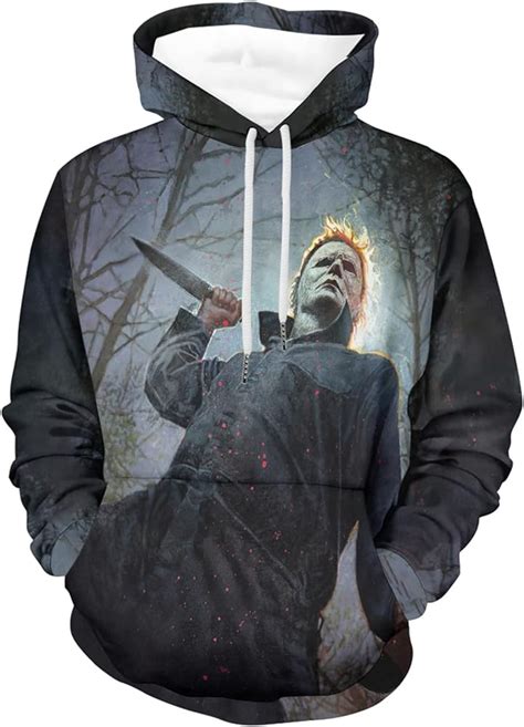 michael myers hooded sweatshirt|michael myers scarlet hoodie.